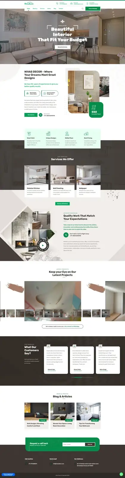 A website built by Ainygo Technologies